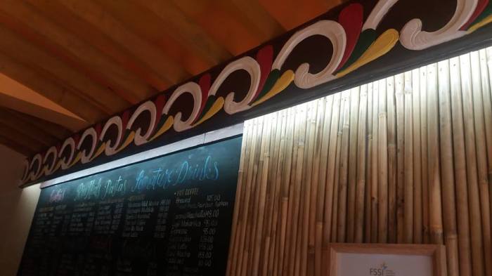 5 Coffee for Peace Bistro Ar Gloryrose Dy Metilla’s design for Coffee for Peace Bistro showcasing Mindanao as a hub for peace. She inserts elements of the Maranao Okir, bamboo-styled wall.jpg